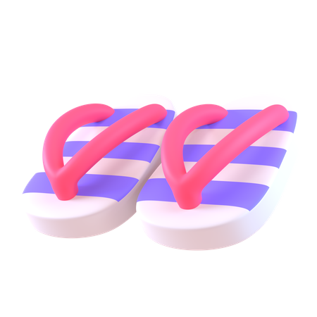 Free Flip Flop  3D Icon