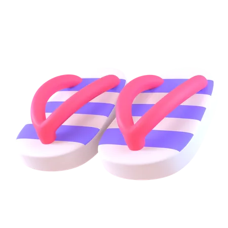 Free Flip Flop  3D Icon