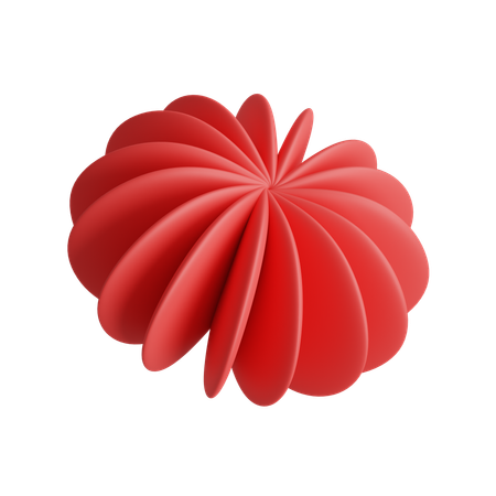 Free Flor coral  3D Icon