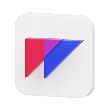 Free Flow Logo  3D Icon