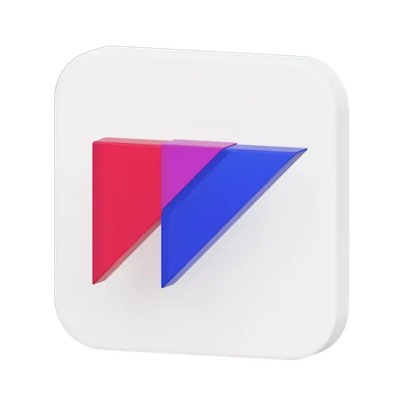 Free Flow Logo  3D Illustration