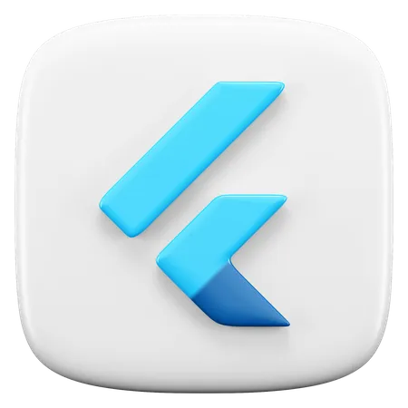 Free Icon Depicting Flutter A UI Toolkit For Building Natively Compiled Applications 3D Icon