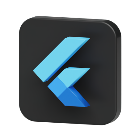 Free Flutter Logo  3D Illustration