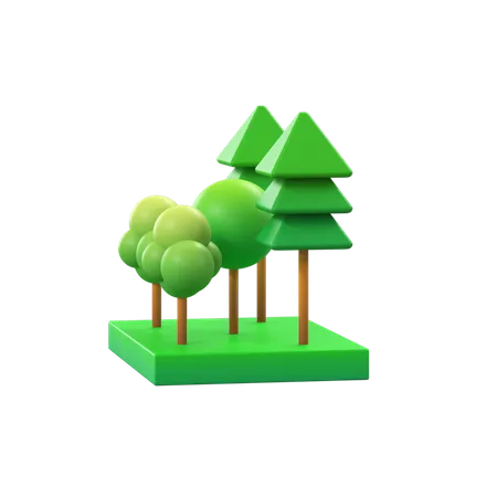Free Forêt  3D Icon