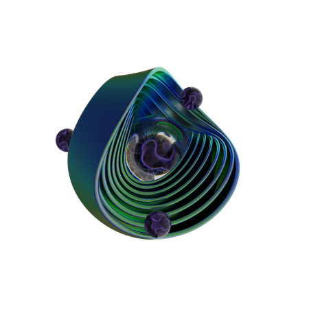 Free Forma abstracta espiral  3D Icon