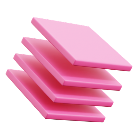 Free Formas abstratas de camada de cubo  3D Icon