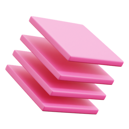 Free Formes abstraites de couche de cube  3D Icon