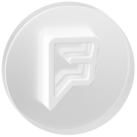 Free Foursquare  3D Icon
