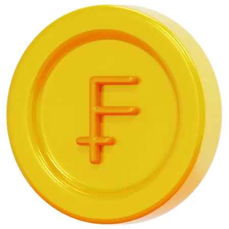 Free Franc  3D Icon