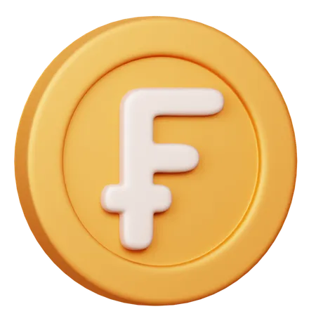 Free Franc Swiss CHF  3D Icon