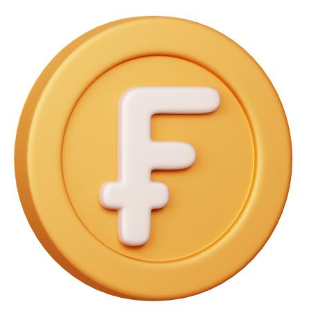 Free Franco Suíço CHF  3D Icon