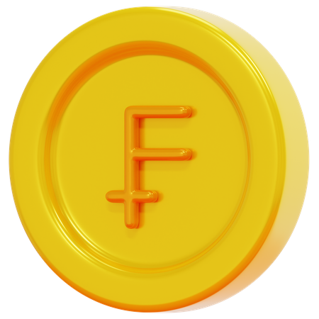 Free Franc  3D Icon