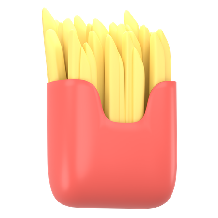 Free French Fries  3D Icon