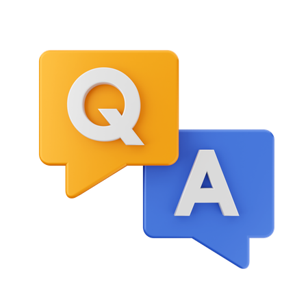 Free Frequently Asked Questions Chat  3D Icon