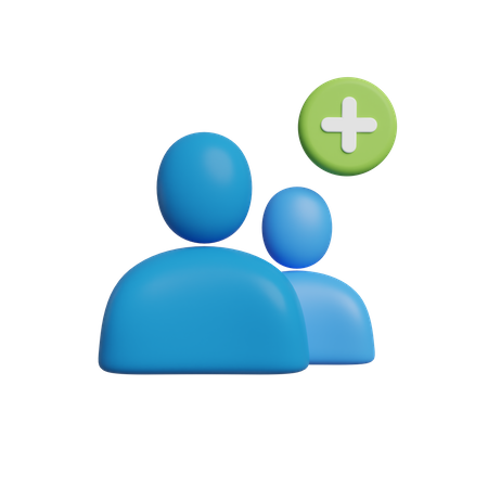 Free Freund hinzufügen  3D Icon