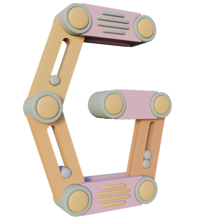 Free G alfabeto  3D Icon