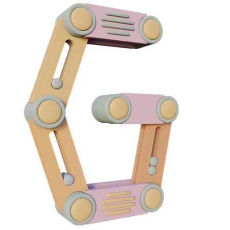 Free G alphabet  3D Icon