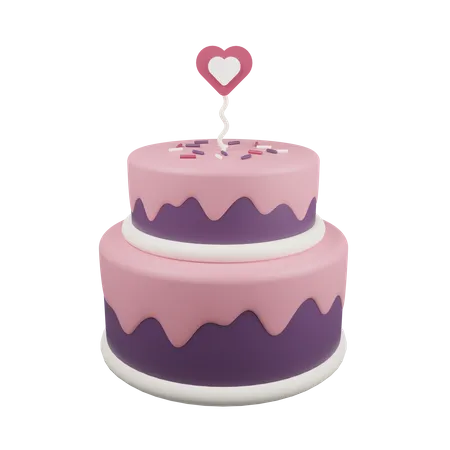 Free Gâteau de fête des mères  3D Icon