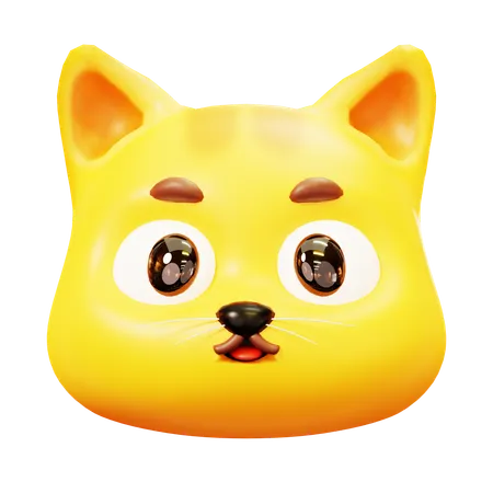 Free Gato sorridente  3D Icon