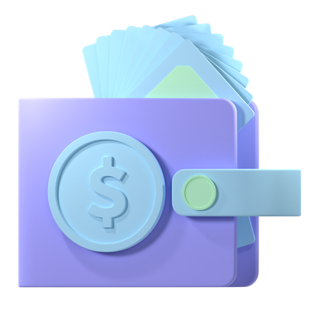 Free Geldbörse  3D Icon