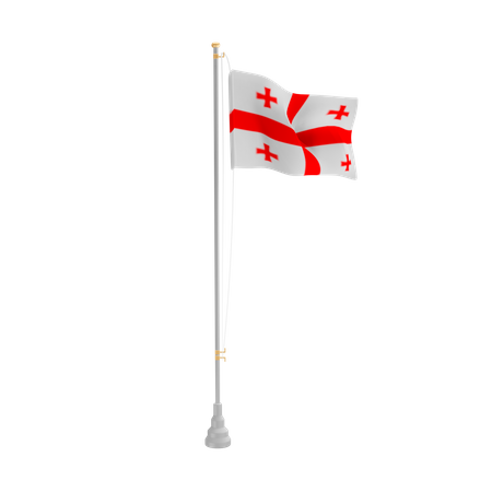 Free Géorgie  3D Flag