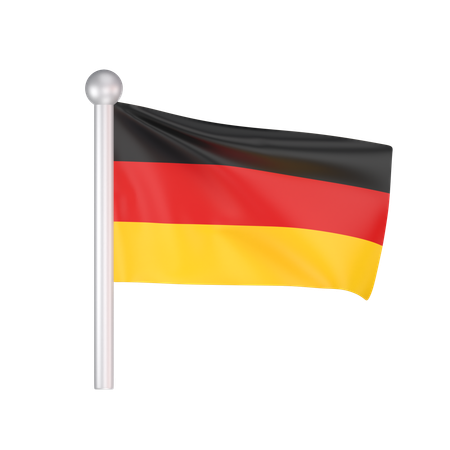 Free Germany Flag  3D Icon