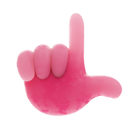 Free Geste d'attention de la main  3D Icon