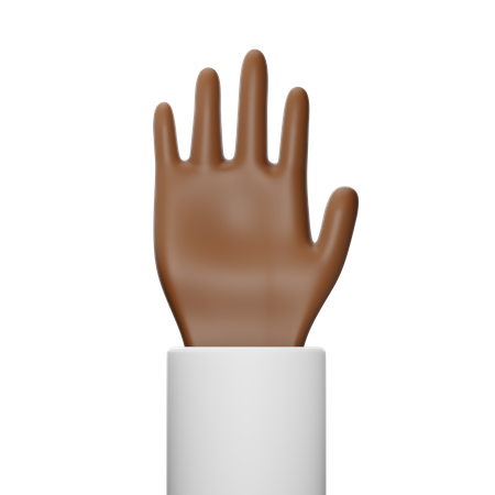 Free Geste de la main à quatre doigts  3D Icon