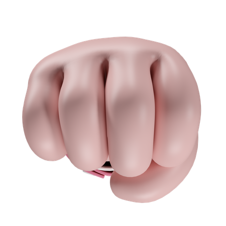 Free Geste de la main du poing  3D Icon
