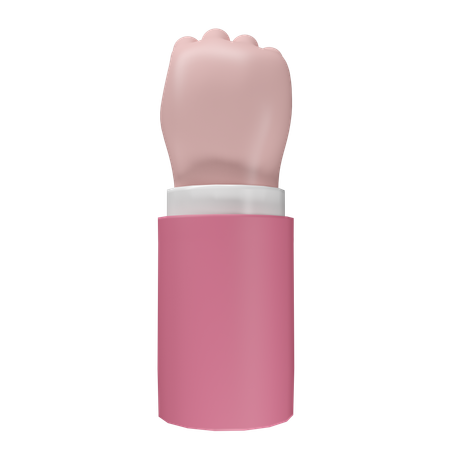 Free Geste de la main du poing  3D Icon