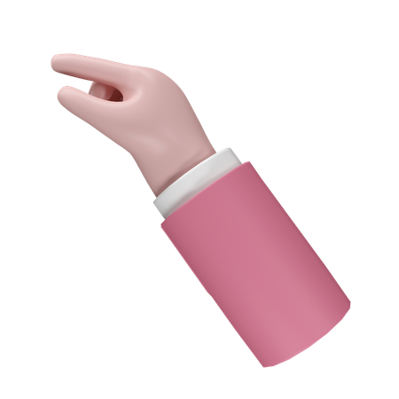 Free Geste de la main pointée  3D Icon