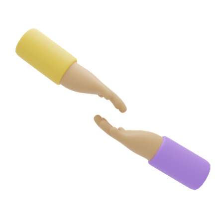 Free Geste de la main secourable  3D Icon