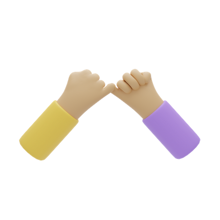 Free Geste des kleinen Fingers  3D Icon
