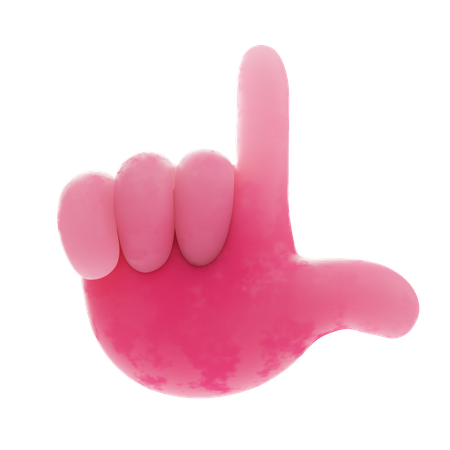 Free Gesto de atenção com a mão  3D Icon