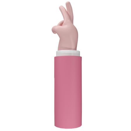 Free Gesto de dedo cruzado com a mão  3D Icon