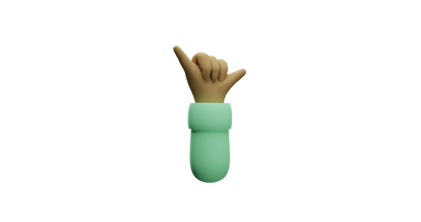 Free Gesto de mão de gangue  3D Icon