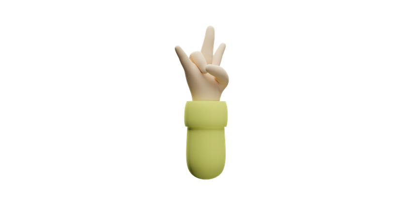 Free Gesto de mão do hip-hop  3D Icon