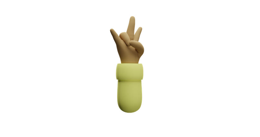 Free Gesto de mão do hip-hop  3D Icon