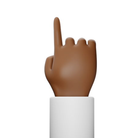 Free Gesto de tocar la mano  3D Icon