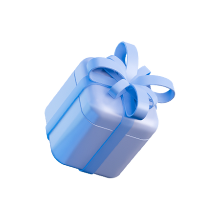 Free Gift box  3D Icon