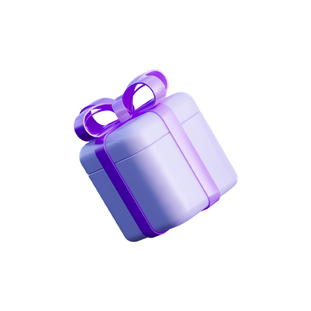 Free Gift box  3D Icon