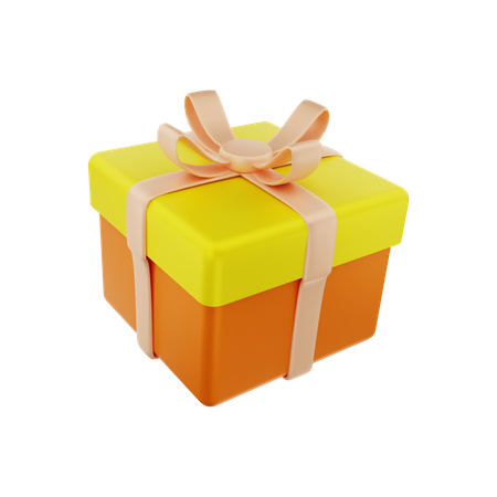 Free Gift Box  3D Icon