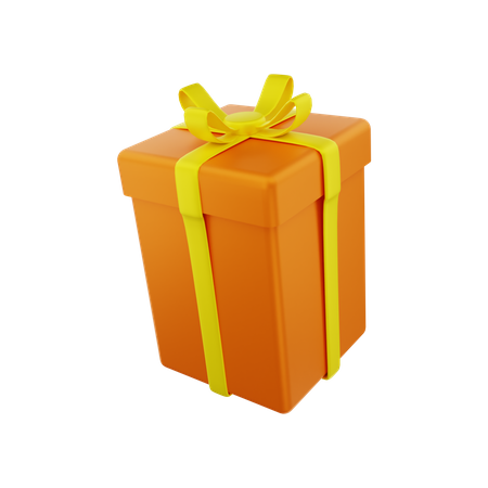 Free Gift Box  3D Icon