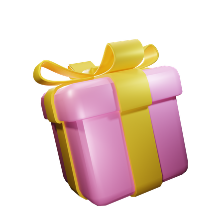 Free Gift Box  3D Illustration