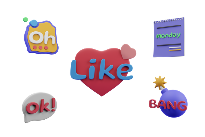 Free Gíria Social  3D Icon