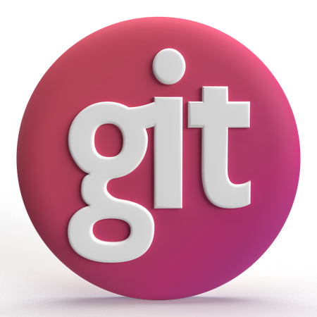 Free Git  3D Icon