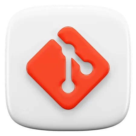 Free Git  3D Icon