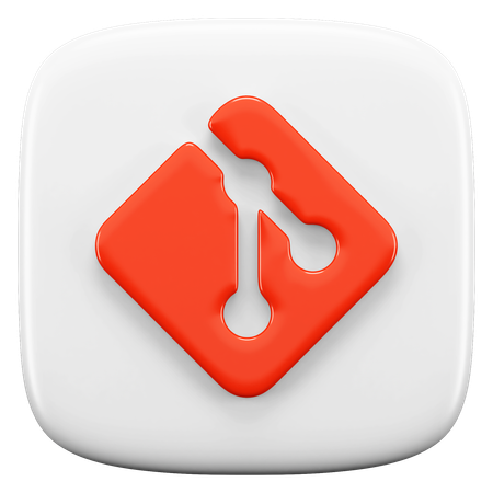 Free Git  3D Icon