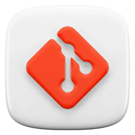 Free Git  3D Icon