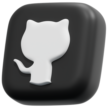 Free ギットハブ  3D Icon